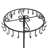 13.3 Inch Metal Rotating Jewelry Stand Organizer for Necklaces and Bracelets