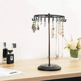 13.3 Inch Metal Jewelry Stand Organizer Necklaces Bracelets