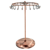 13.3 Inch Metal Jewelry Stand Organizer Necklaces Bracelets