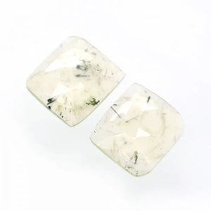13.48ct Prehnite Fancy Rose Cut Set