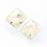 13.48ct Prehnite Fancy Rose Cut Set