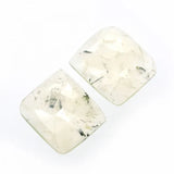 13.48ct Prehnite Fancy Rose Cut Set