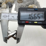 316l Stainless Steel X Letter Metal Beads for Jewelry Making Men Bracelets