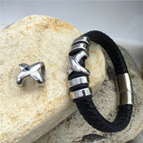 316l Stainless Steel X Letter Metal Beads for Jewelry Making Men Bracelets