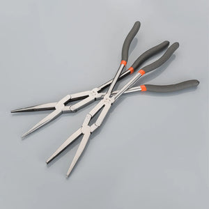 13" Multi-function Pointed Nose Pliers Carbon Steel Repair Tools