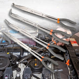 13" Multi-function Pointed Nose Pliers Carbon Steel Repair Tools