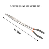 13" Multi-function Pointed Nose Pliers Carbon Steel Repair Tools