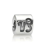 925 Sterling Silver Zodiac Women's Beads