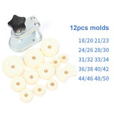 13-Piece Watch Case Press Dies Kit for Watchmakers Repair