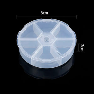 Adjustable Plastic Storage Jewelry Box Compartment Container