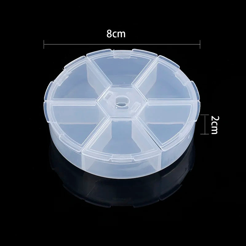 Adjustable Plastic Storage Jewelry Box Compartment Container