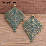 Mix Green Bronze Metal Zinc Alloy Leaves Charms for Jewelry Making