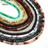 Tube Stone Beads for Jewelry Making 15.5 inches DIY Bracelet Necklace