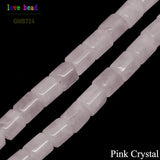 Tube Stone Beads for Jewelry Making 15.5 inches DIY Bracelet Necklace
