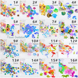Golden Beads Sequins DIY Nail Art Crystal Epoxy Material