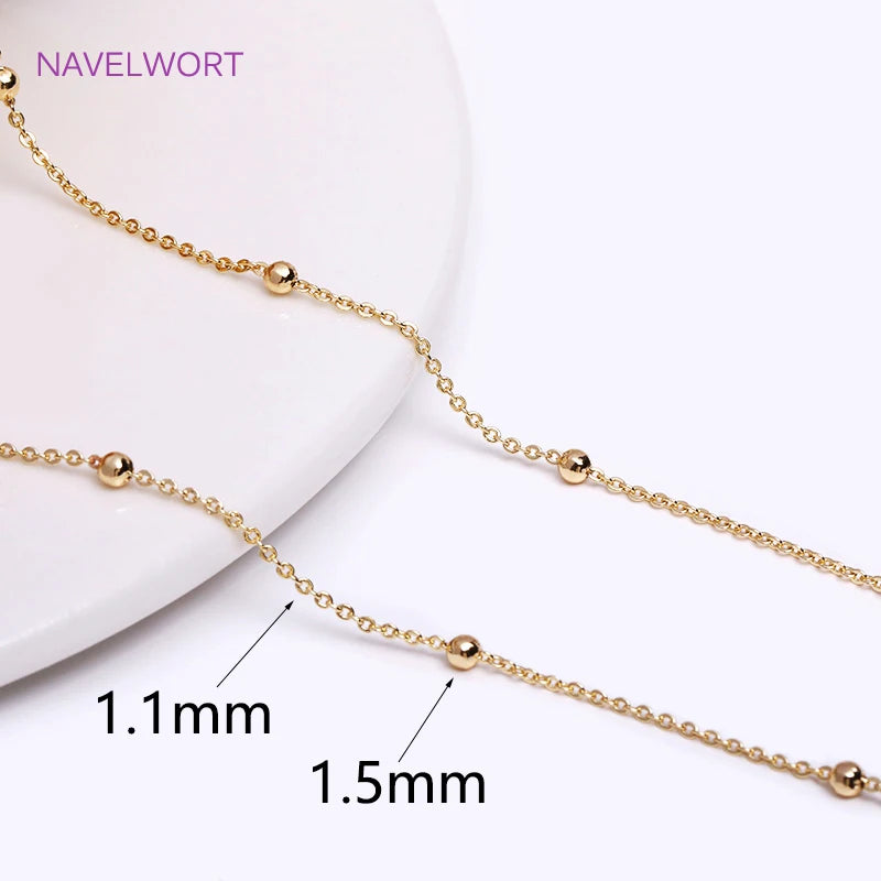 13 Real Plated Bulk Chains for Jewelry Making DIY Bracelets Necklaces Earrings