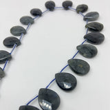13x18mm Shimmer Stone Teardrop Gemstone Faceted Beads Pear Briolettes Tourmaline
