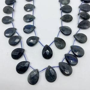 13x18mm Shimmer Stone Teardrop Gemstone Faceted Beads Pear Briolettes Tourmaline