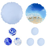 13" Round Agate Tray Epoxy Resin Mold Silicone Mould DIY Crafts Home Decor