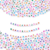 1300Pcs 7mm Acrylic Initial Beads A-Z for Jewelry Making