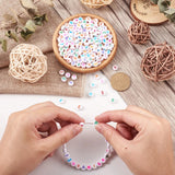 1300Pcs 7mm Acrylic Initial Beads A-Z for Jewelry Making