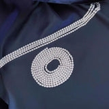 Rhinestone Long Chain Sneakers Accessories Crystal Bracelets