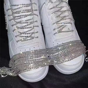 Rhinestone Long Chain Sneakers Accessories Crystal Bracelets