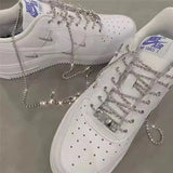 Rhinestone Long Chain Sneakers Accessories Crystal Bracelets