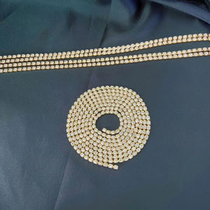 130cm Rhinestone Tassel Shoe Chain Jewelry Foot Chain Women's Men's Shoes Access