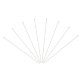 130pcs Silver Plated Brass Ball Head Pins for DIY Jewelry Making