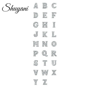 130pcs Letter Charms A-Z for Memory Locket Necklace Jewelry