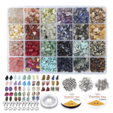 1323Pcs Natural Gemstone Beads Kit for DIY Jewelry Making