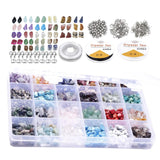 1323Pcs Natural Gemstone Beads Kit for DIY Jewelry Making