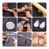 133-Piece Polymer Clay Cutters Kit with Earring Cards & Hooks