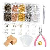 1353Pcs DIY Earring Jewelry Making Craft Repair Tools for Bracelet