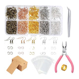 1353Pcs Earring Making Kit 5 Colors Earring Repair Supplies