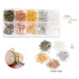 1353pcs Earring Making Kit with Hooks,Rings,Pliers,Display Cards