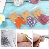 1353pcs Earring Making Kit with Hooks,Rings,Pliers,Display Cards