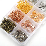 1353pcs Earring Making Kit with Hooks,Rings,Pliers,Display Cards