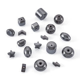 135Pcs Synthetic Hematite Beads Star Nuggets Oval Round Spacer Beads
