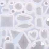137pcs Crystal Glue Dropping Mold Set Jewelry Accessories Silicone Mold