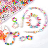 Acrylic Beads Kits Jewelry Making Set for Kids Girls DIY Bracelet Necklace