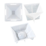 13MC Pyramid Ashtray Epoxy Resin Mold Silicone Mould DIY Crafts
