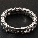 Stainless Steel Bicycle Chain Bracelet for Men Rock And Roll Jewelry