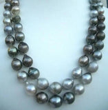 South Sea Tibetan Gray Pearl Necklace 13MM