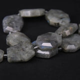 Labradorite Slab Nugget Loose Beads Faceted Natural Stone 18-22x24-26mm