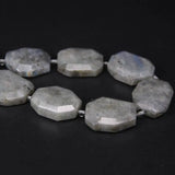 Labradorite Slab Nugget Loose Beads Faceted Natural Stone 18-22x24-26mm