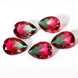 13X18MM Tourmaline Loose Gemstones 4-6ct Pear Cut Stones 5pcs