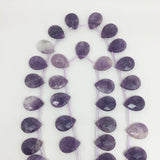 13X18mm Phosphosiderite Teardrop Gemstone Faceted Beads