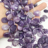 13X18mm Phosphosiderite Teardrop Gemstone Faceted Beads